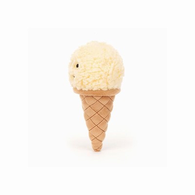 Jellycat Irresistible Ice Cream Vanilla UK | 71630LHSE